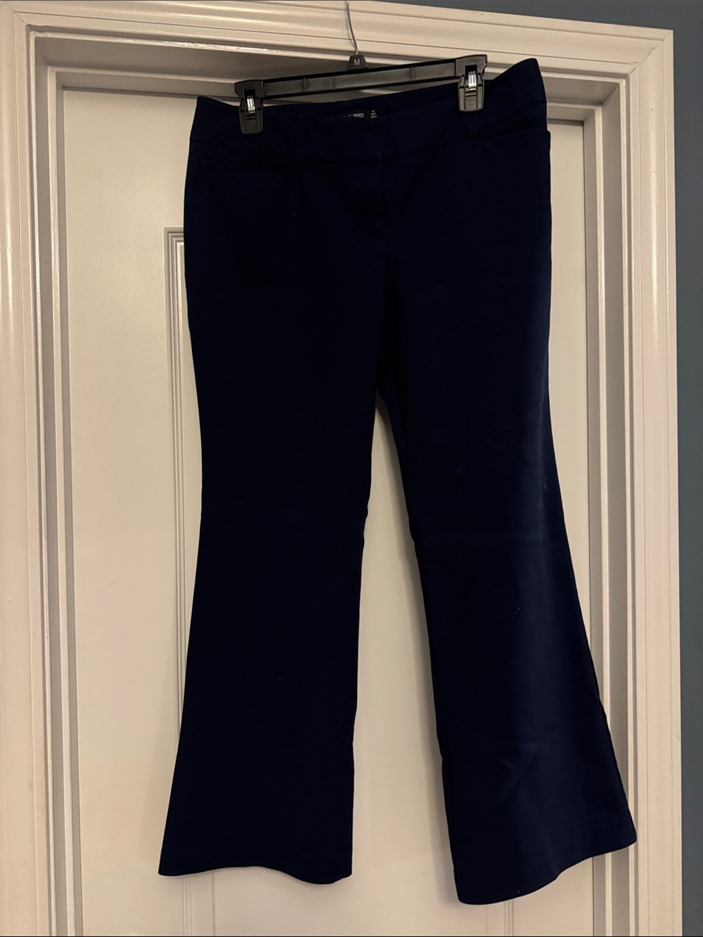 Women’s Navy Flared Trousers